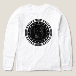 Black Cat Spell Halloween トライブレンドＴシャツ