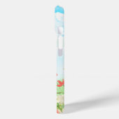 Black Cat Spring Fever: Kitty and Flowers Case-Mate iPhoneケース (裏面 / 左)