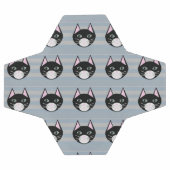 Black Cat, Stripes サッカーボール (フラット)