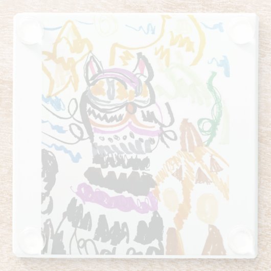 Black Cat style autumn  ガラスコースター (裏面)