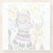 Black Cat style autumn  ガラスコースター (裏面)