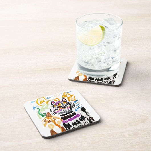 Black Cat style autumn  コースター (右側)