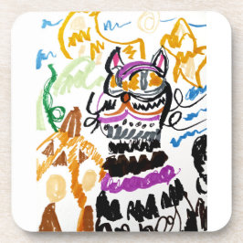 Black Cat style autumn  コースター