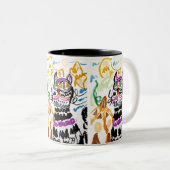 Black Cat style autumn  ツートーンマグカップ (正面右)