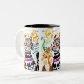 Black Cat style autumn  ツートーンマグカップ (正面左)