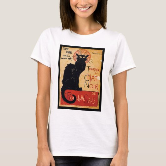 Black cat tシャツ (正面)
