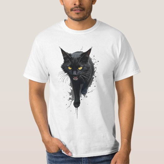 Black Cat Tシャツ (正面)
