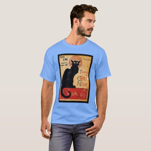 Black cat tシャツ (正面フル)