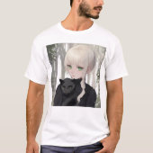 Black Cat  Tシャツ (正面)