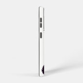 Black Cat Tree Samsung Galaxy Case – White Galaxyケース (右側面)