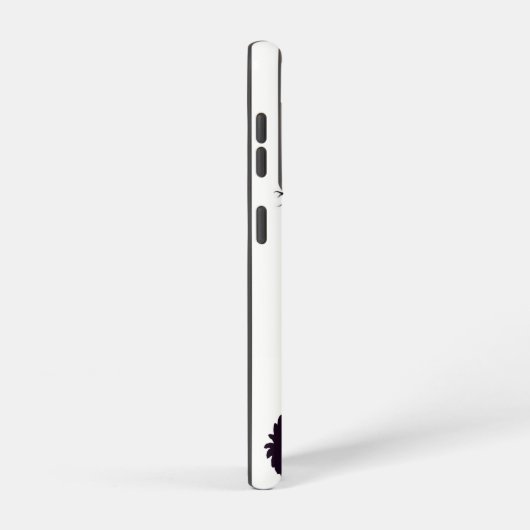 Black Cat Tree Samsung Galaxy Case – White Galaxyケース (右側面)