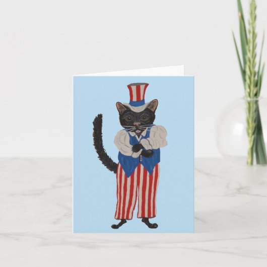 Black Cat Uncle Sam 招待状 (正面)