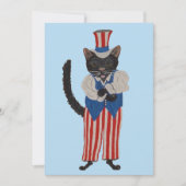 Black Cat Uncle Sam 招待状 (正面)