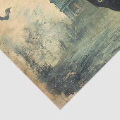 Black Cat Vintage Halloween Decoupage  薄葉紙 (詳細)