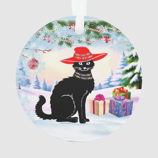 Black Cat X-mas オーナメント (裏面)