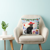 Black Cat X-mas クッション (椅子)