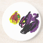 Black Cat yes Autumn コースター (正面)