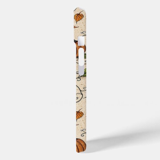 Black Cats and Pumpkins Halloween Pattern Case-Mate iPhoneケース (裏面 / 左)