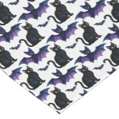 Black Cats and Purple Bats ショートテーブルランナー (コーナー)