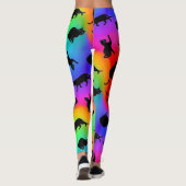 Black Cats and Rainbows Leggings レギンス (裏面)