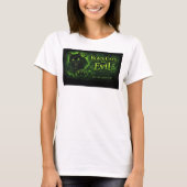 Black Cats are Evil Tシャツ (正面)