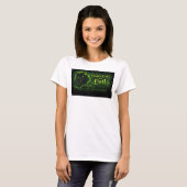 Black Cats are Evil Tシャツ (正面フル)
