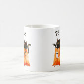 Black Cats in Candy Bag | Trick or Treat Halloween コーヒーマグカップ (中央)