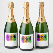 Black Cats In Witch Hats Essential T-Shirt スパークリングワインラベル (ボトル)