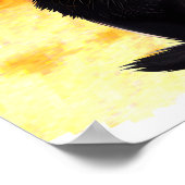 Black Cats “Mommy and Me” Wall Art Poster  ポスター (角)