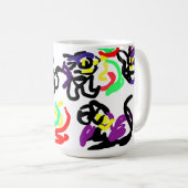 Black Cats party コーヒーマグカップ (正面右)