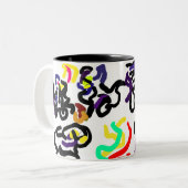 Black  Cats party ツートーンマグカップ (正面左)