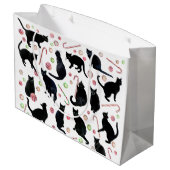Black Cats Peppermints Gift Bag ラージペーパーバッグ (裏面アングル)