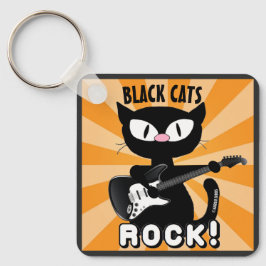 BLACK CATS ROCK! オーダーメイドキーチェーン キーホルダー