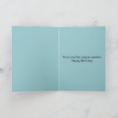 Black Cats Whimsical Art カード (内部)