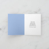 Black Cavalier King Charles Rainbow Bridge  カード (内部)