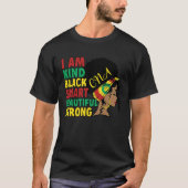 Black Certified Nursing Assistant African American Tシャツ (正面)