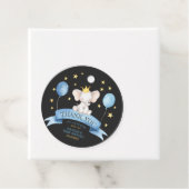black chalk baby elephant STARS AND BALLOONS フェイバータグ (インサイチュ)
