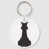 Black Chess Piece Keychain キーホルダー (正面)