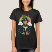 Black Chihuahua St Patricks Day Leprechaun Tシャツ (正面)