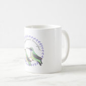 Black-Chinned Hummingbird bird species bird logo a コーヒーマグカップ (正面右)