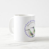 Black-Chinned Hummingbird bird species bird logo a コーヒーマグカップ (正面左)