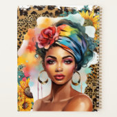 Black Christian woman African American melanin sis プランナー手帳 (裏面)