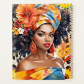 Black Christian woman African American melanin sis プランナー手帳 (裏面)