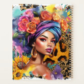 Black Christian woman African American melanin sis プランナー手帳 (裏面)