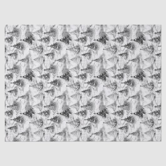 Black Christmas Pattern#3 ID1009 薄葉紙 (正面)