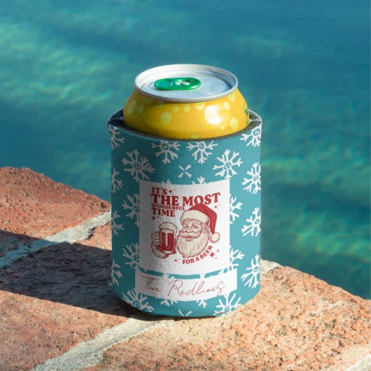 Black Christmas patterns 缶クーラー (インサイチュ プール)