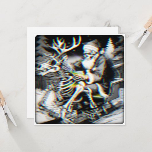 Black Christmas (trineo). カード (正面/裏面インサイチュ)