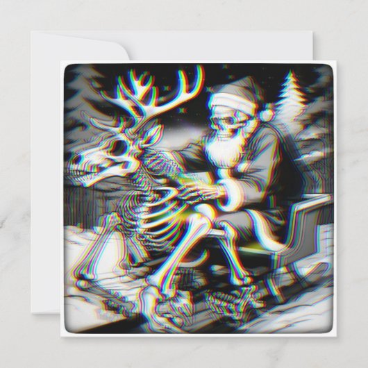 Black Christmas (trineo). カード (正面)