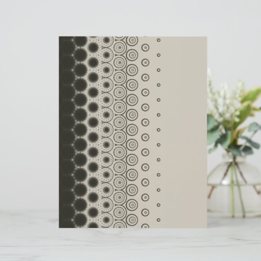 Black Circles on Pale Grey scrapbook paper (スタンド正面)