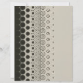 Black Circles on Pale Grey scrapbook paper (正面)